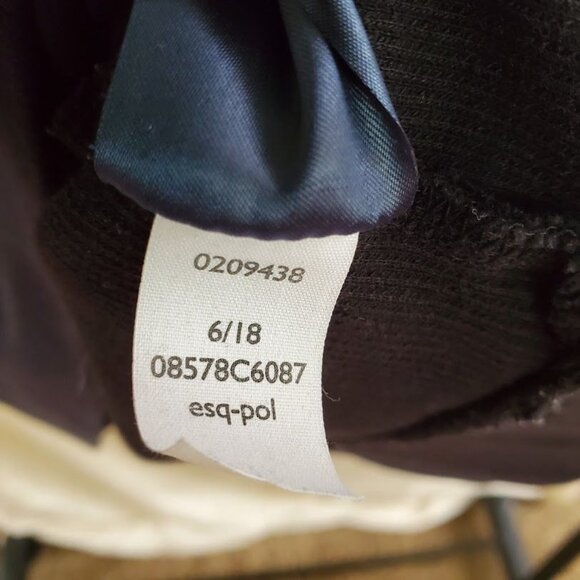 Tommy Hilfiger Quarter Zip Sweater XL | Navy Blue 100 % Cotton | Classic Preppy - Picture 4 of 6